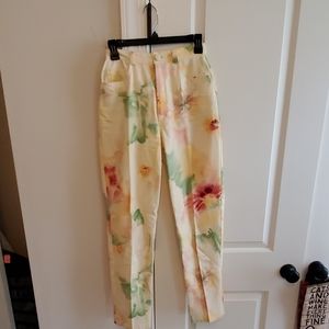 vintage Deborah laws high rise yellow pant sz 4